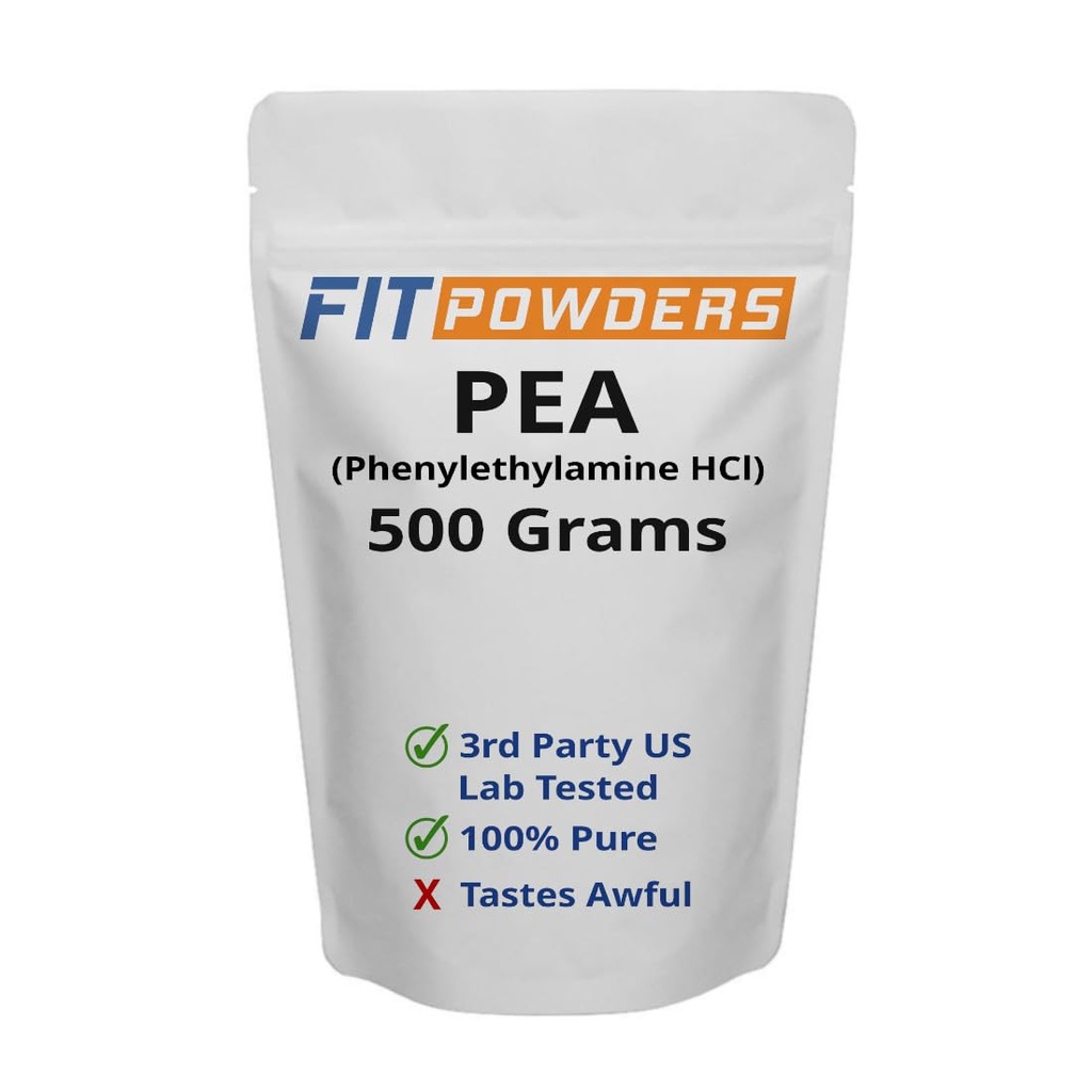 Beta Phenylethylamine HCI Pea Powder (Phenylethylamine), Phenylethylamine powder for Serotonin, Dopamin, and Energy Boost
