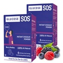 Paket Powder SOS GUNER dengan Dextrose Natural, Fast- Absorpsi That Instantly Dissolve in Your Mouth with No Water Needed, Berry Medley 12 Servis
