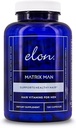 Elon Matrix Man - 60 Day Supply - Pertumbuhan Rambut Vitamin untuk Pria - Saw Palmetto & Biotin Advanced Formula Vitamin - Promotes Healthy Growth - (120 Capsules)