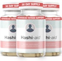 IBDaid ™ Hashi Aid Thyroid Dukungan untuk Perempuan & Pria - Thyroid Suplemen untuk Penyakit Hashimoto & Hipotiroidism * - dengan Ashwagandha, Selenium, Zinc, Essiroid Vitamin & Lebih - 30 Capsules (3 Pack)