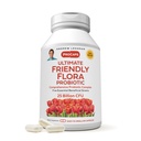 ANDREW LESSMAN Ultimate Friendly Flora Probiotic 60 Capsules - 25 Miliar CFU, Comprehensive Blend of Five Probiotic Strains, powerful Imune and Digetical Support. Produksi untuk Perempuan atau Pria