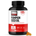 Phytosterols Suplemen ForCE FacTOR Pumpkin Seed Capsules, Phytosterols Suplems dengan Estious Acids, Dibuat dengan Cold Pressed Pumpkin Oil, Premium Quality, Non- GMO, 100 Softgels