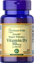 Kebanggaan Puritan Sunvite Potency Super Tinggi Vitamin D3 2000LU 100 Softgels
