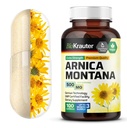BIO KRAUTER Arnica Montana Capsules - 500 mg Arnica Capsules untuk Bruising and Sweelling - Vegan - 100 Count