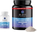 DR. EMIL NUTRITISI Lengkap Multi Collagen Bundle - Double The Collagen & Double The Hair, Skin & Nails Manfaat - Collagen Peptide Pil & Collagen Powder Bundle (30 Pelayan)