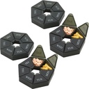 Weekly Pill Organizer - (Paket 4) 7 Hari Penpill Container - Arthritis Friendly Portable & Compact Case Compact Daily Comment Comment Medictory Box for Suplemen, Medication, Vitamin and Fish Oils