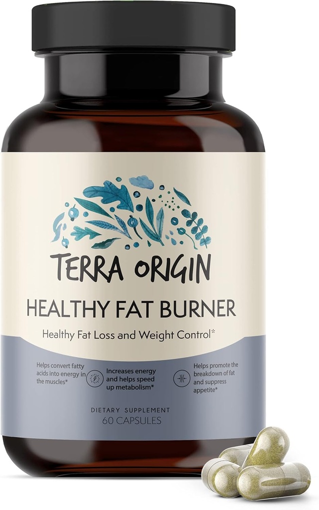 TERRA ORIGIN Metabolisme Boost & Fat Los - Acids dan Natural Plant Extracts untuk meningkatkan Energi & Metabolisme, Crauds Blok, Hentikan Penyimpanan Gemuk Baru *