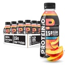 Protein 2o 15g Whey Protein ditanamkan Air, Mangga Peach, 16,9 Oz Bottle (Paket 12)