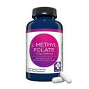 MD Life L-Methylfolate 7.5 mg Suplemen - Professional- Advanced L Methyfolate Suplemen - 30 Capsules - L- Methylfolat 7.5mg - Maksimum Potensi MTHFR W / Esparent Acids