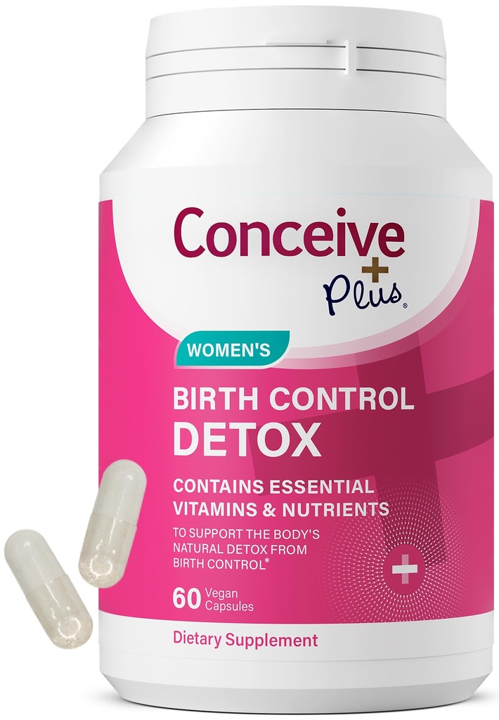 Suplemen Detoksin KONSEIVE PLUS KLOK - Prenatal Vitamin Terbaik untuk Perempuan - Dukung Keseimbangan Hormone & Ovarian Kesehatan - Estivefor Women Trying to Conceive - Dietary Suplemen - 60 Kapsul