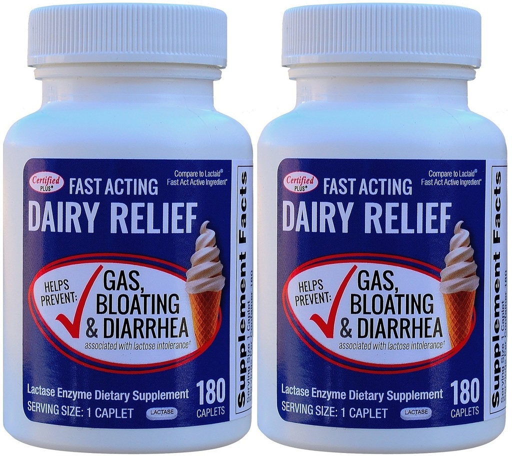 Fast Acting Lactase 360 Caplets Generik Lactase Fast Act 9000 FCC Units per Caplet