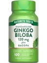 Nature 's Truth Ginkgo Biloba 120mg 124; Plus Babopa 124; 100 Quicklease Capsules 124; Standardisasi Ekstrak 124; Non-GMO dan Gluten Free Suplemen