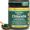 Biogenesis Organik Chlorella Powder - 200g = 124; Australia Grown 124; BioDynamic Cracked Cell Wall 124; Kaya dalam Chlorophill, Vitamin & Minemination 124; Mendukung Energi & Imunity 124; Powder Vegan