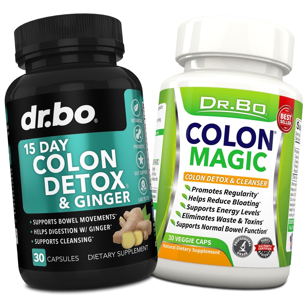 Colon Cleanser Detox Suplemen Kapsul - 15 Hari Colon Cleanse Pills & Probiotic Herbal Formula - Suplemen Pergerakan Perumahan Instinal Perut Bloating Digetical Gut Cleansing Dukungan