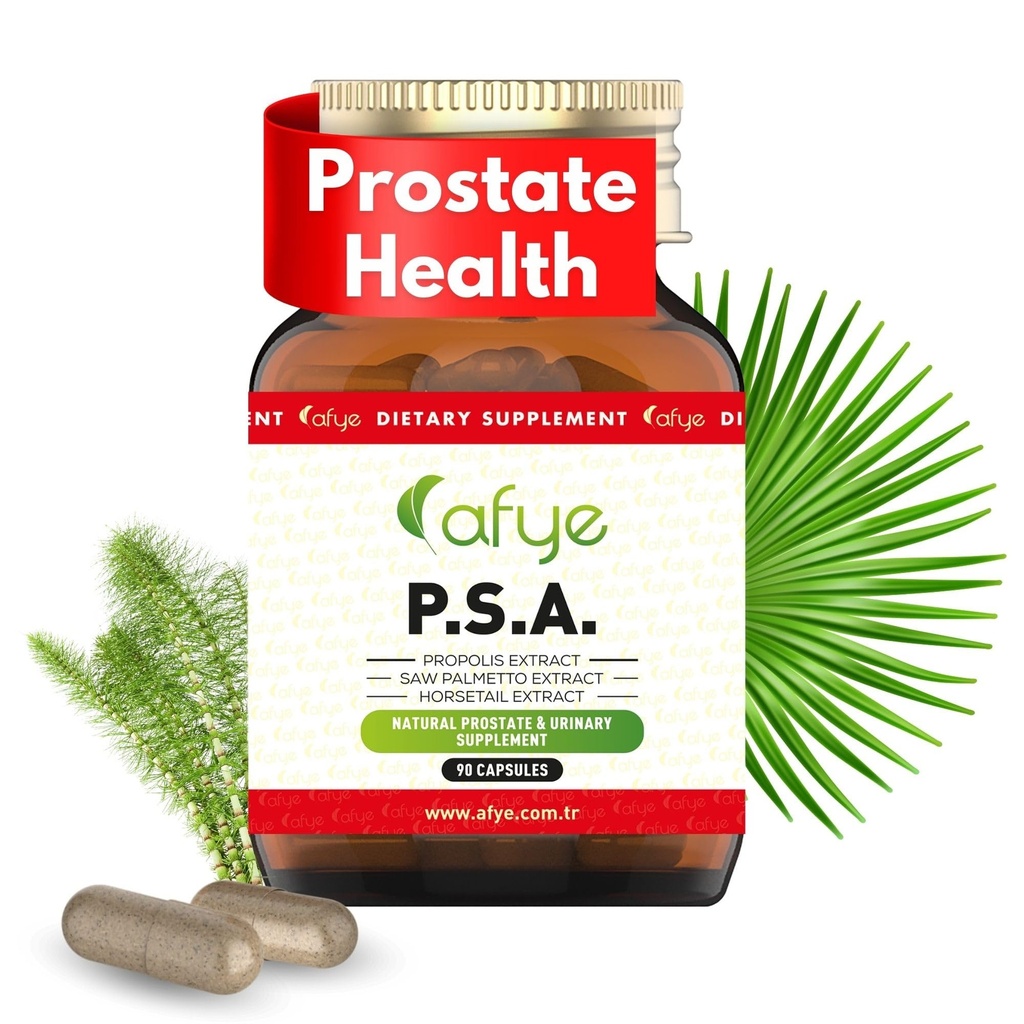 Saw Palmetto Prostate Supplemen Kesehatan Men- Prostate & dengan Ekstrak Propolis & Horse Reduces Sweelling Enhance Urinary Kapasitas 90 Capsules (Paket 1)