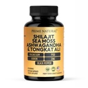 Shilajit 10 juta mg, Irish Sea Moss 2000mg, Ashwagandha 3000mg, Tongkat Ali 30,000mg, Boron, Magnesium, PQQ & More 12.4; 60 Capsules - 30 Days Supply 124; Fulvic Acsules Veg 1254; Segan 1244; Gluten Bebas 124MO; Nor GMO