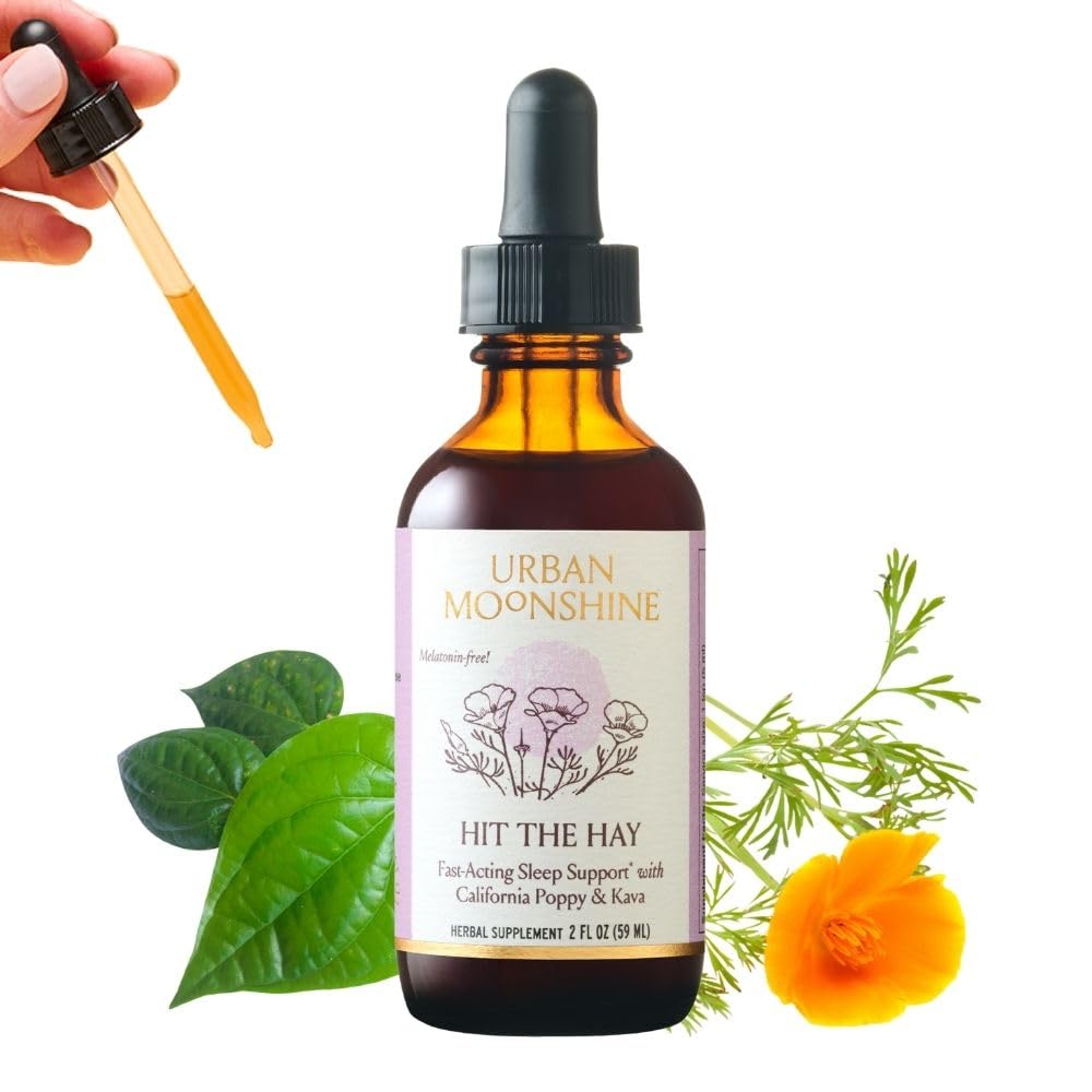 Urban Moonshine Hit The Hay - Fast Acting Sleep Support * with California Poppy & Kava