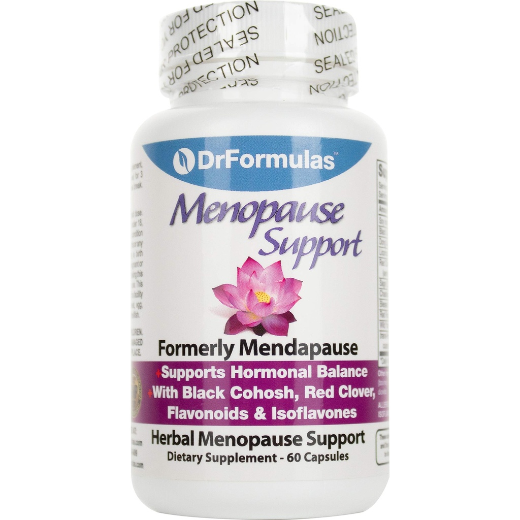 DFormula Menopause Suplemen untuk Hot Flashes, Night Sweats, dan Mood Swings Relief dengan DIM, Dong Quai, Black Cohosh, 60 Count