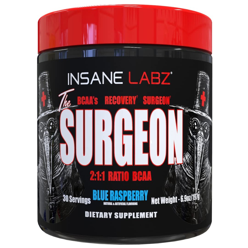 Insane Labz The Surgeon BCAA Recovery Powder - Branched Chain Acid Post Workout