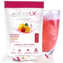 Suplemen AgelesSLX untuk Perempuan - dengan HMB Collagen Enhancer Plus Vitamin D3 dengan K2, Horsetail dan Biotin untuk Lean Muscle dan Rambut Lebih Kuat dan Nails - 30 Powder Paket Strawberry Lemonade
