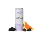 LEILO 124; Kava bubuk Sparkling Relaxation Drink 124; BlackBerry Orange 12- Pack - Non-ALC Calming Beverage 124; 12 fl oz Cans (Paket 12)