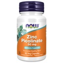 SNOW Foods Suplemen, Zinc Picolinate 50 mg, Supports Enzyme Functions *, Imune Support *, 30 Veg Capsules