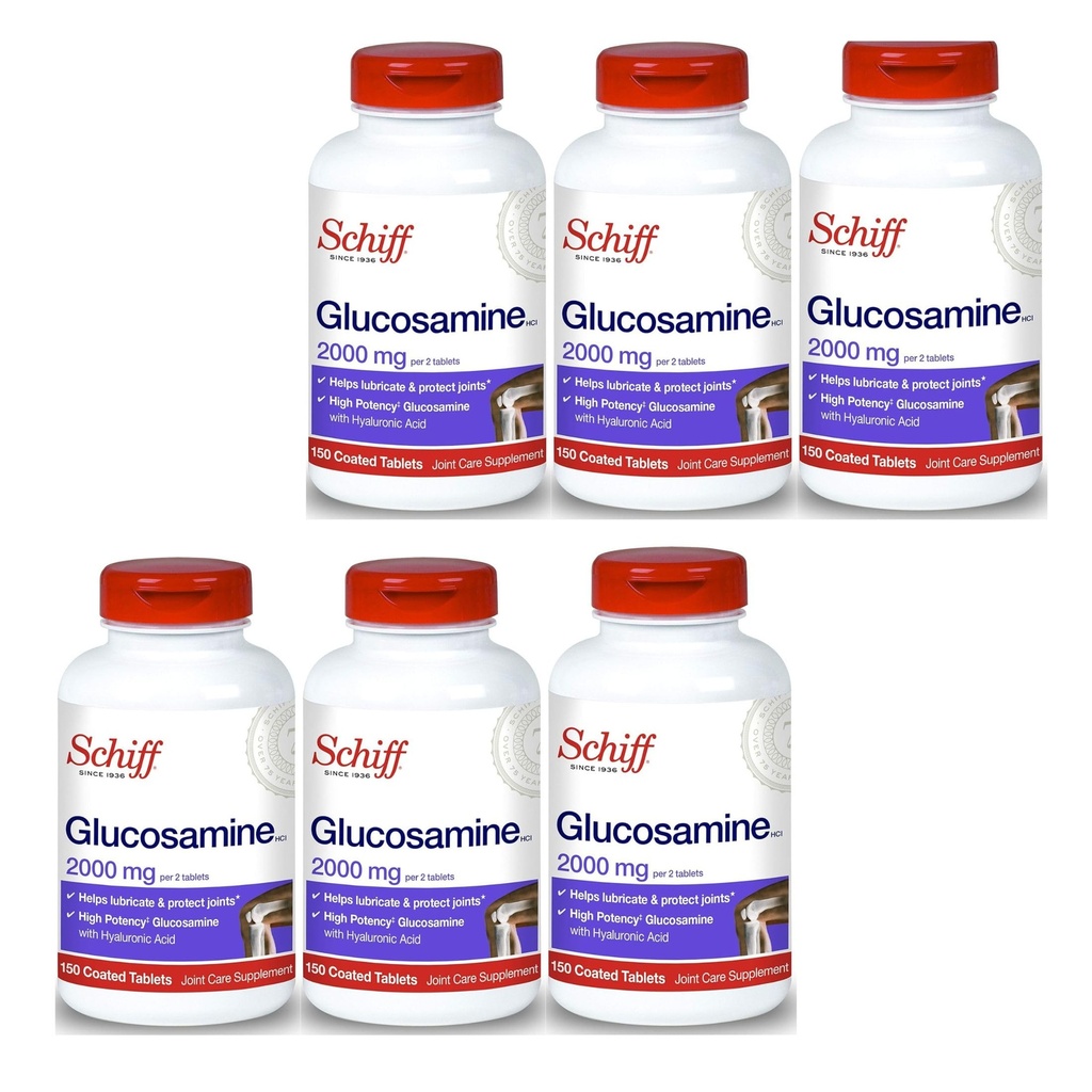 Schiff Glucosamin 2000mg dengan Acid Hyaluronic (Paket 4)