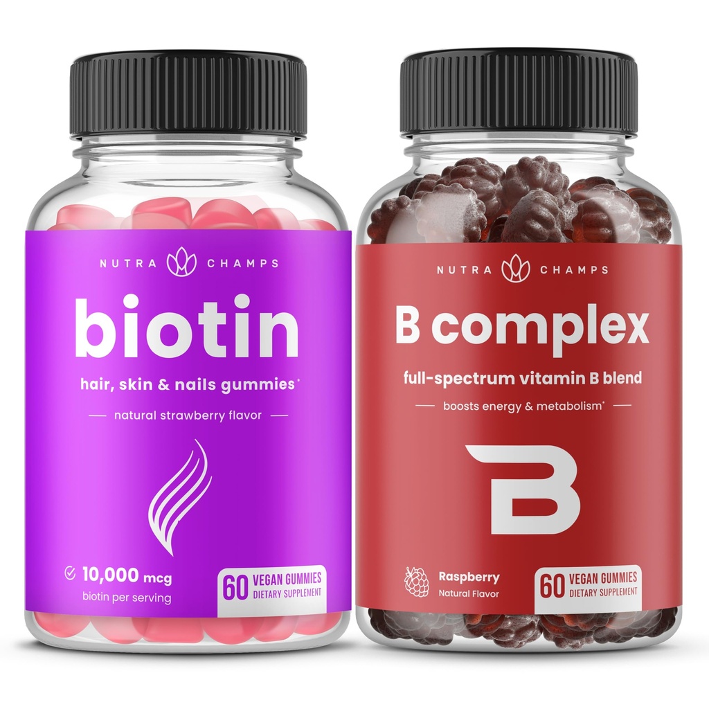 NutraChamps Biotin & B Kompleks Gummies