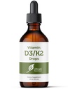 Ultra6 Nutrition Vitamin D dan K2 Drops - Liquid Vitamin D3 dengan K2 Suplemen untuk Dewasa - Easy- toTake, Flavor- Free, Sangat Absorbable VIT D3 dan K2 Suplemen, Dibuat di USA (30 ml)