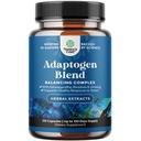 Herbal Adaptogen Mood Supplemen Dukungan - Perbaikan Adaptogens untuk Manajemen Stress & Cortisol dengan Ashwagandha Rhodiola Rosea & Maga - Vegan Non GMO & Daytime Friendly -120ct