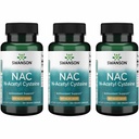 Swanson NAC - N- Acetyl Cysteine - Suplemen 600 mg 100 Capsules (3 Pack)