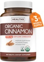 USDA Organic Ceylon Polls - High Potylon Cinnamon Tambahan dengan 10000 mg per Serving untuk Dukungan Antioksidant Tubuh Penuh - Vegan Non-GMO cGMP Dibuat & Lab Diverifikasi (3 Bulan Mendukung)