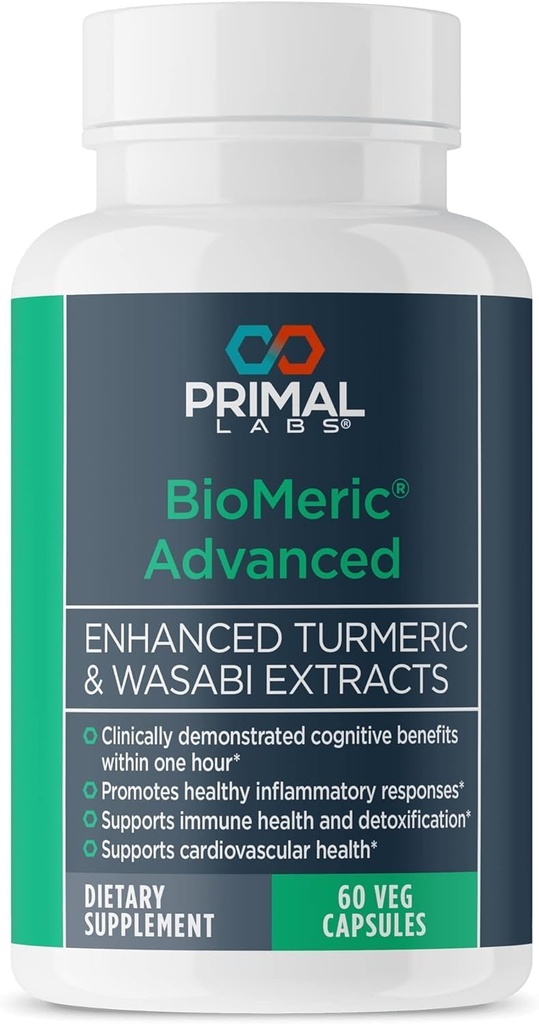 BioMec Lanjutan - dengan Curcumin Turmeric dan Ekstrak Wasabi - 60 Capsules