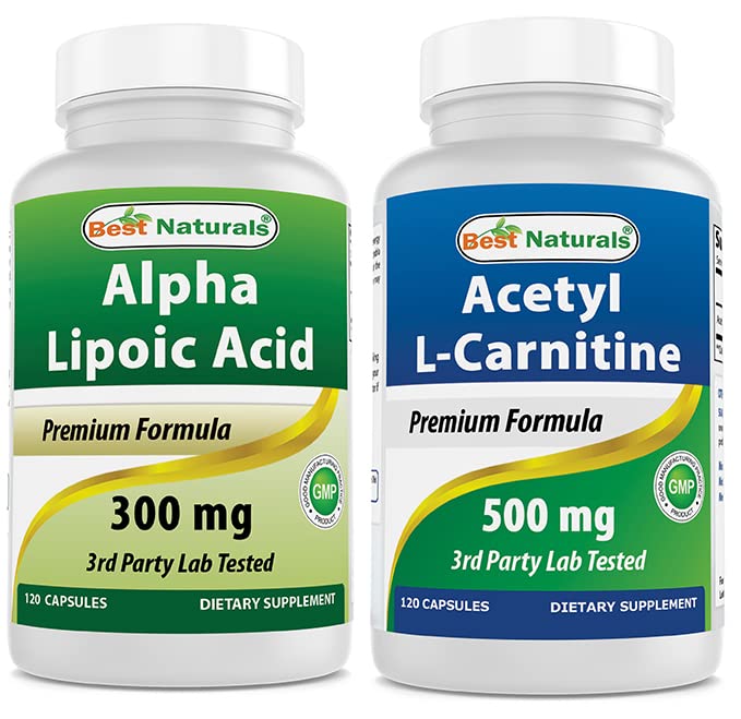 Terbaik Acid Alpha Lipoic 300 mg & Acetyl L- Carnitine 500 Mg