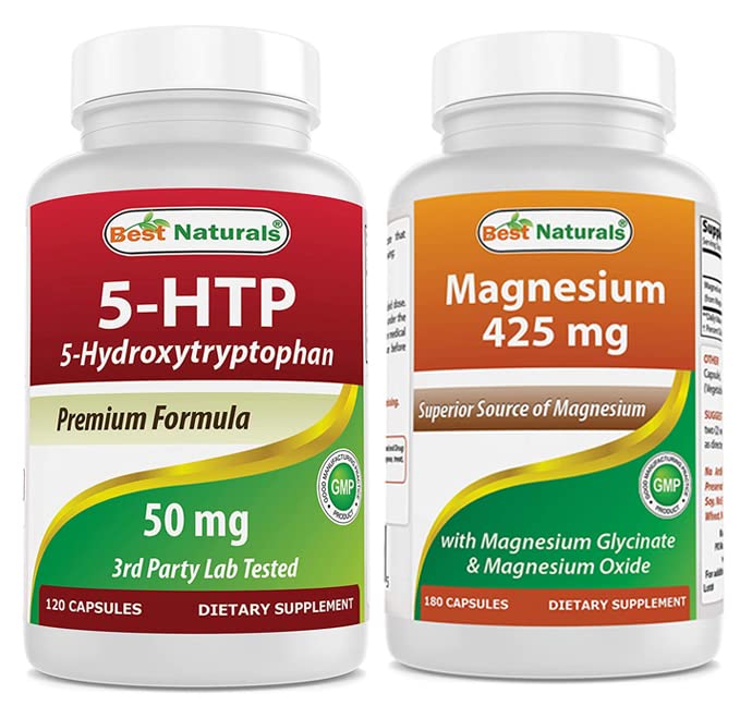 5-HTP 50 mg & Magnesium Glycinate 425 mg