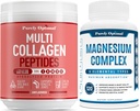 Murni Optimal Premium Multi Collagen Powder + Premium Magnesium Kompleks - Magnesium Citrate, Malate, Relaxation Muscle - 120 caps