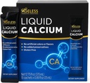 Suplemen Calicium Berusia untuk Perempuan & Pria dengan Ekstrak Ikan Laut dan Vitamin D8 - Tinggi Absorpsi Bone Suplemen, Natural Flavor, Gluten- Bebas - 25 ml (15 Cacah)