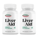 LIVERITE Liver Aid 2-Pack 120 Tablet (Total 240ct) Mendukung Fungsi Hati Sehat, Energi Fisik dan Vitalitas.