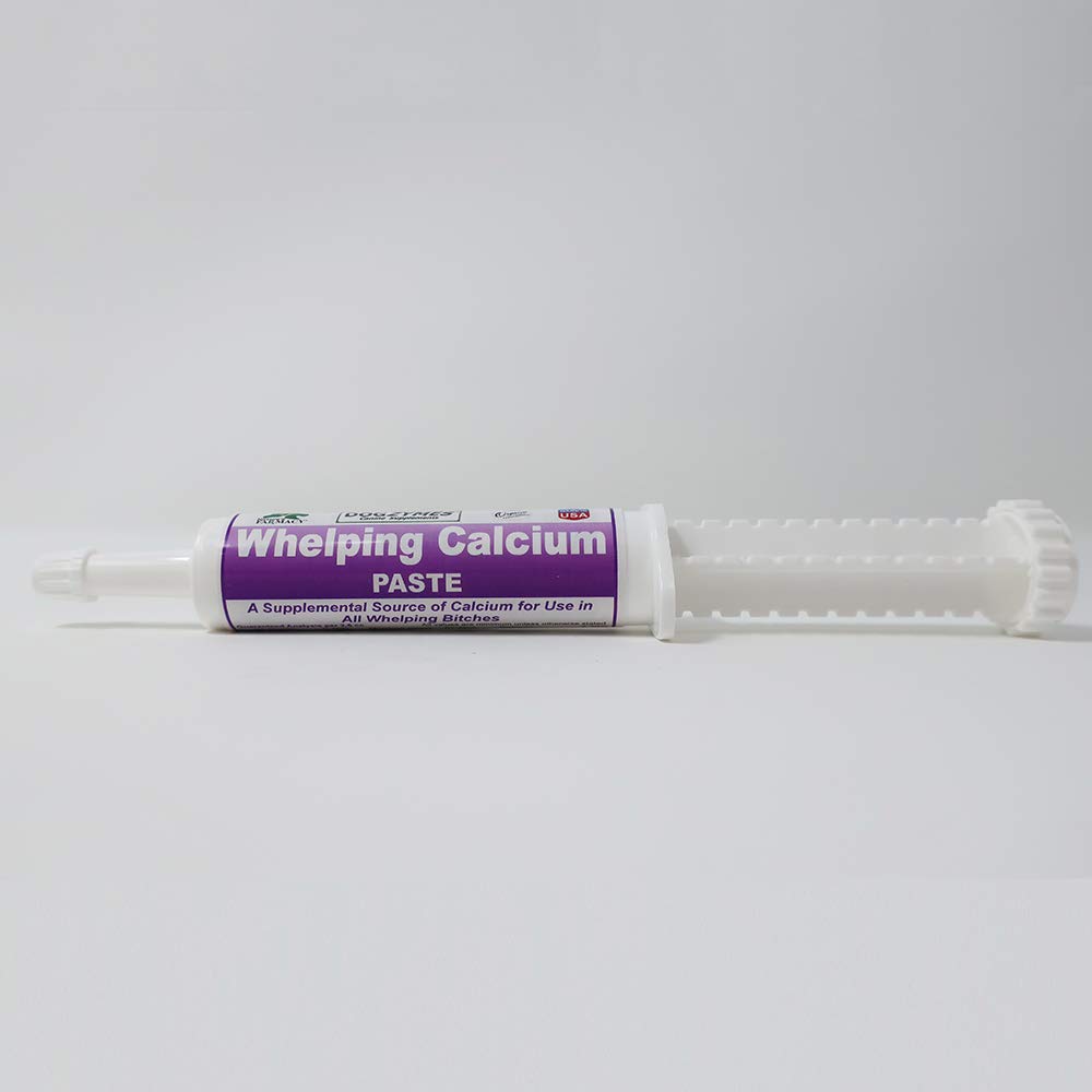 Canine Whelping Calcium Tempel Commabinum Calcionate, Calcium Lactate dan Vitamin D3 untuk Absorpsi Kalsium Lebih Baik