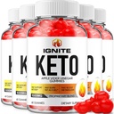 (5 Paket) Ignite Keto ACV Gummies - Femula Ignite Keto Plus ACV Gummies Apple Cider Ignite ACV Diet Suppplemen Perempuan (300 Gummies)