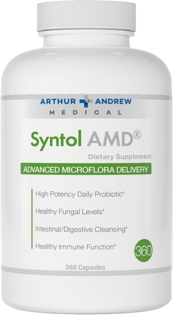 Arthur Andrew Medical, Syntol, 3-in-1 Formula dengan Propotik, Prebiotic Fiber & Yeast Cleansing Multi- Enzymes, 360