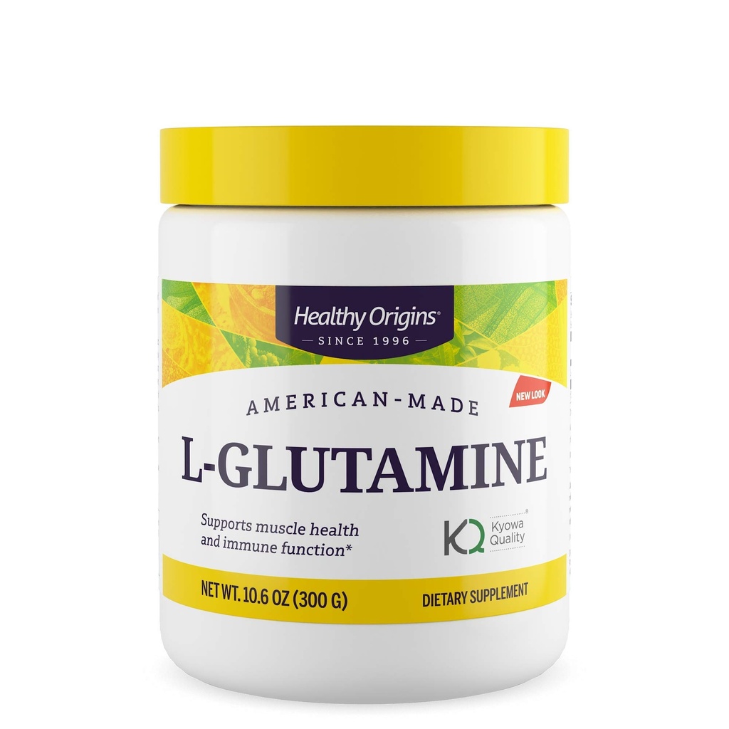 Origins Sehat L- Glutamine (American- Made, Non- GMO, Gluten Free, Muscle Dukungan, Imune Dukungan), 10,6 Ounce