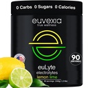 Dr Ekberg euLyte Instant Hydration Electrolytes Powder Zero Sugar Carb Calorie Lime Lime Drink Mix = 80 + Minergensium Potusium Kalsium Trace Mintrolytes Fasting Keto Despia 90 Servings