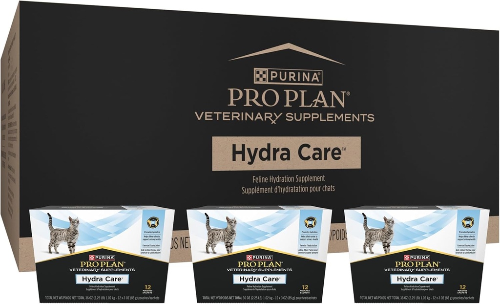 Purina Pro Plan Veterinary Suplemen Hydra Care Cat - (Paket 36) 3 oz. Pouches