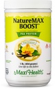 NaturreMax BoostTM Pea Protein Powder - Diet Suplemen Pengganti Meal - 20g Protein Per Serving - Natural Vanilla Flavor - Kosher Vitamin - 1lb