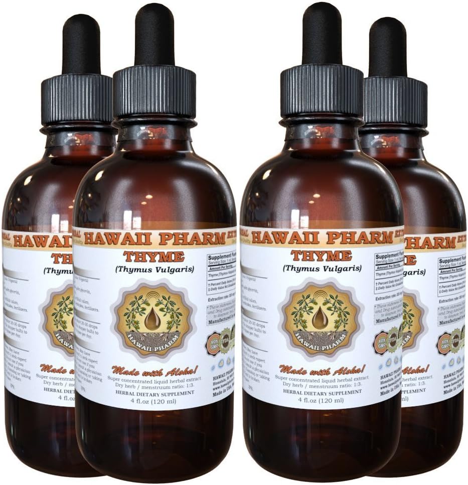 Thyme (Thymus vulgaris) Liquid Extract 4x4 f.oz