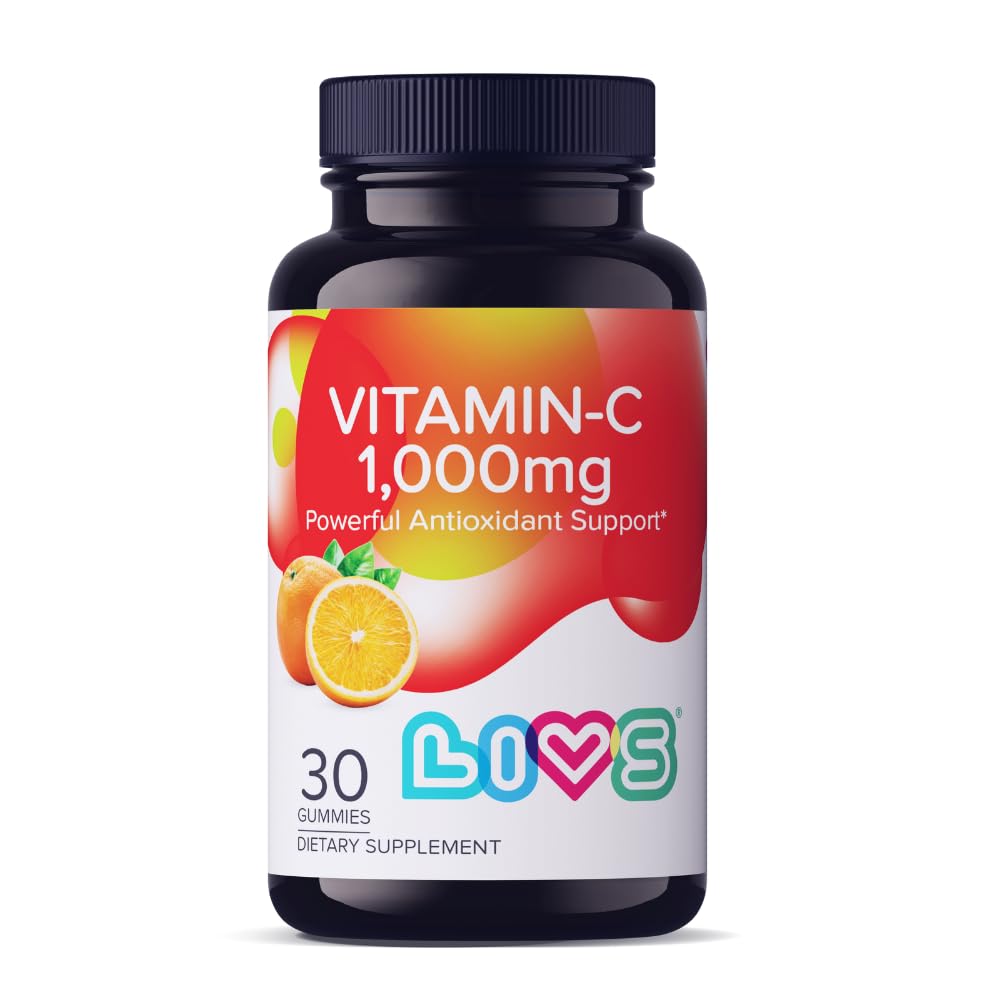 Vitamin C 1000mg Gummies untuk Anak-Anak & Dewasa 124; Antioksidant & Imune Dukungan Support 12.4; Vegan Multivitamin untuk Rambut, Skin & Nails 124- GMO tidak, Bebas Gluten- Gyatin - Free Cheauble 1000mg Per Serving 30 Ct