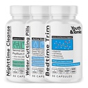 Pemuda & Tonic Sculpt Lean Cleanse - Rasakan Lighter & More Toned, Air Woight & Bloating Relief, Dukungan Detox & Fluid Los - Percobaan Tidur, 15 Hari Colon Cleanser, 90 Pil Metabolisme & Defined Body
