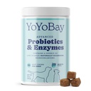 Probiotik untuk Anjing, Probilisasi Anjing dan Enzymes Digetical, Pre & Probiotic Lebih dari 1 Miliar CFUs, untuk Kesehatan Gut dan Kesehatan Diet, Keseimbangan Yeast, Dukungan Imune, 90 Soft Chews