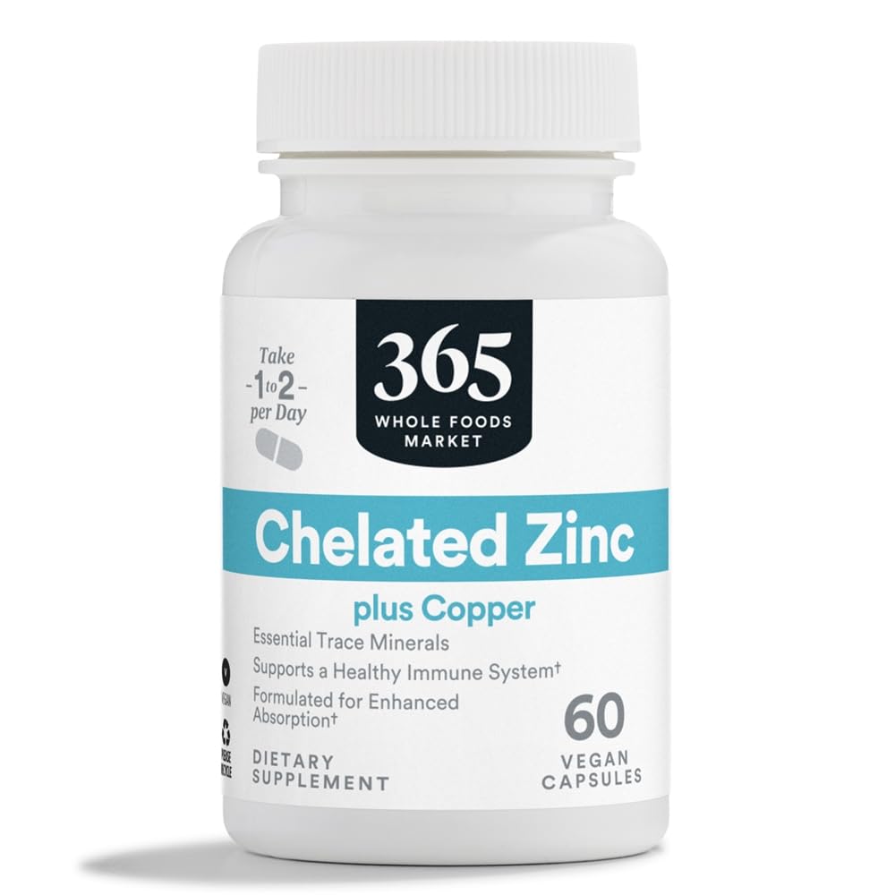 365 oleh Whole Foods Market, Zinc yang dilindungi, 60 CT